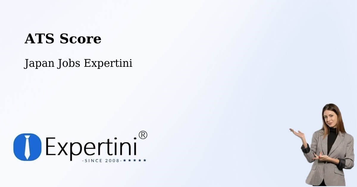 Resume ATS Score & Job Description Match Tool – Handa Shi - Japan Jobs Expertini